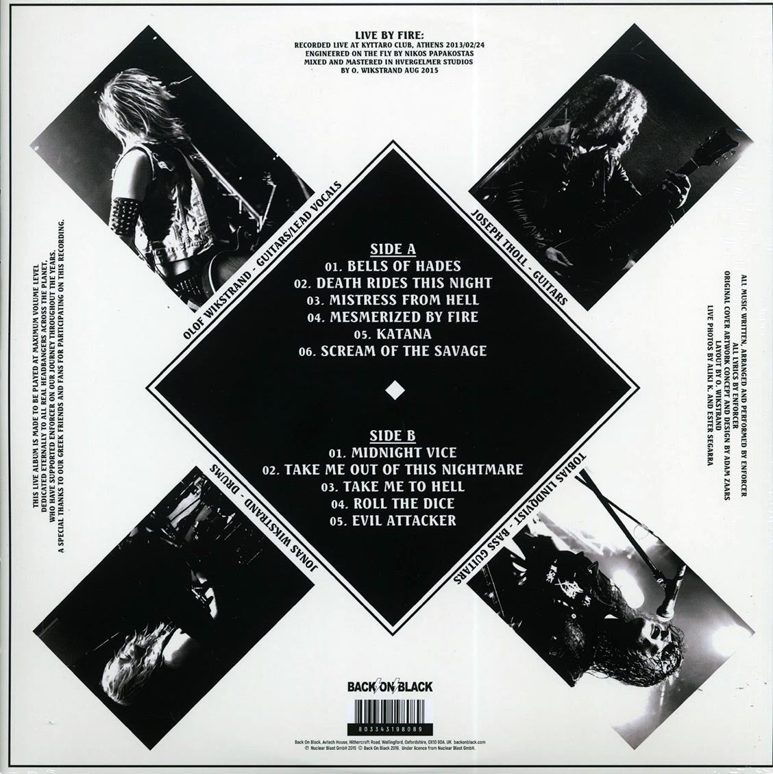 Enforcer - Live By Fire