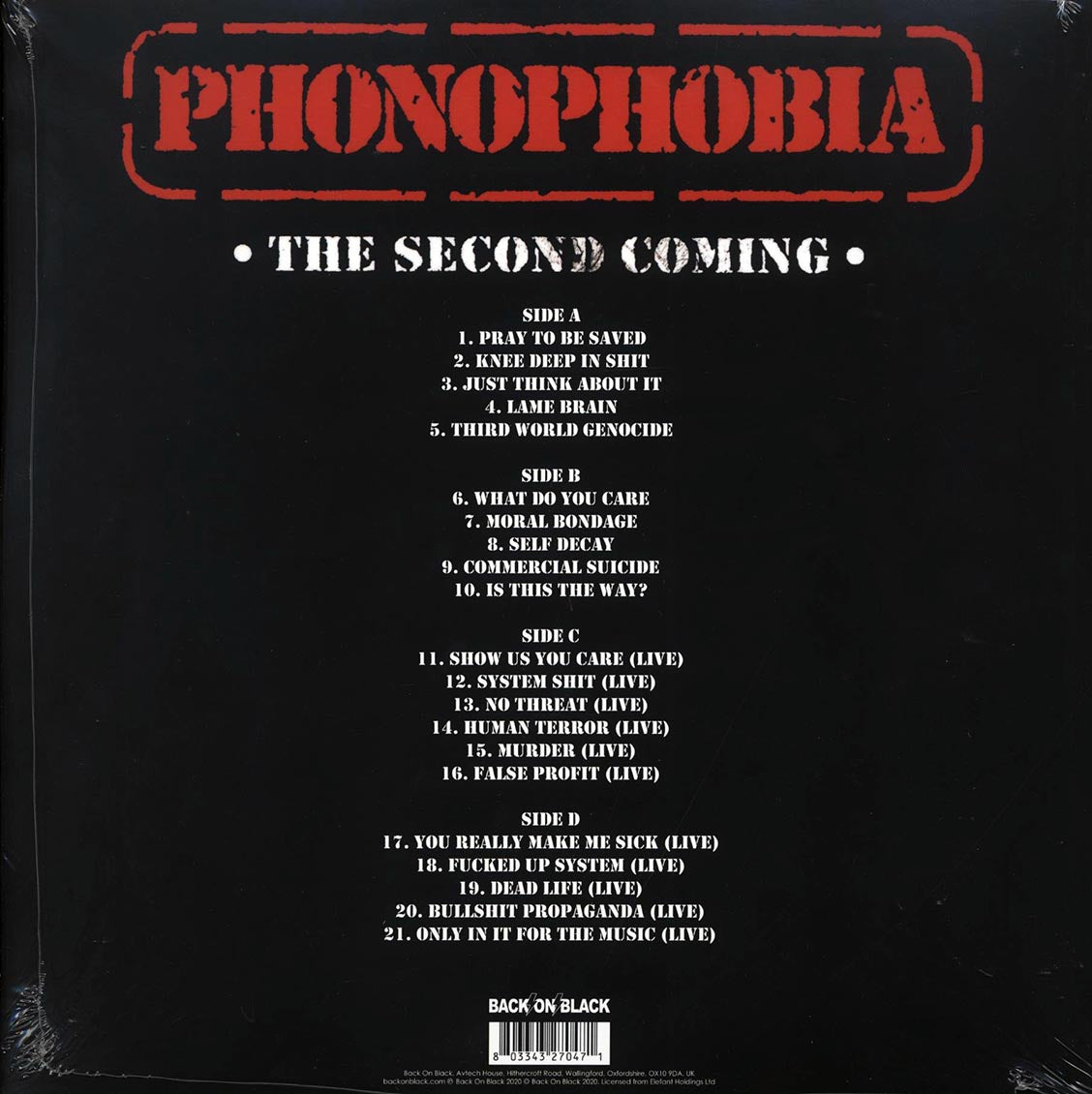 Extreme Noise Terror - Phonophobia