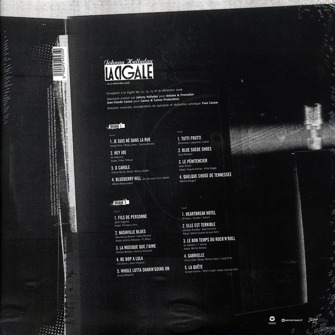 Johnny Hallyday - La Cigale 12-17 Decembre 2006
