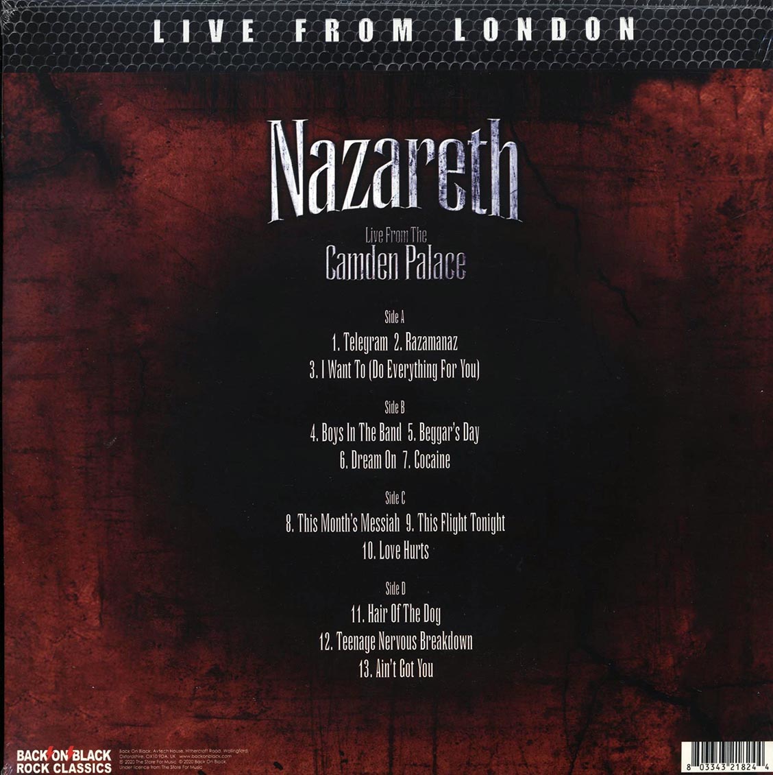 Nazareth - Live From The Camden Palace: Live From London