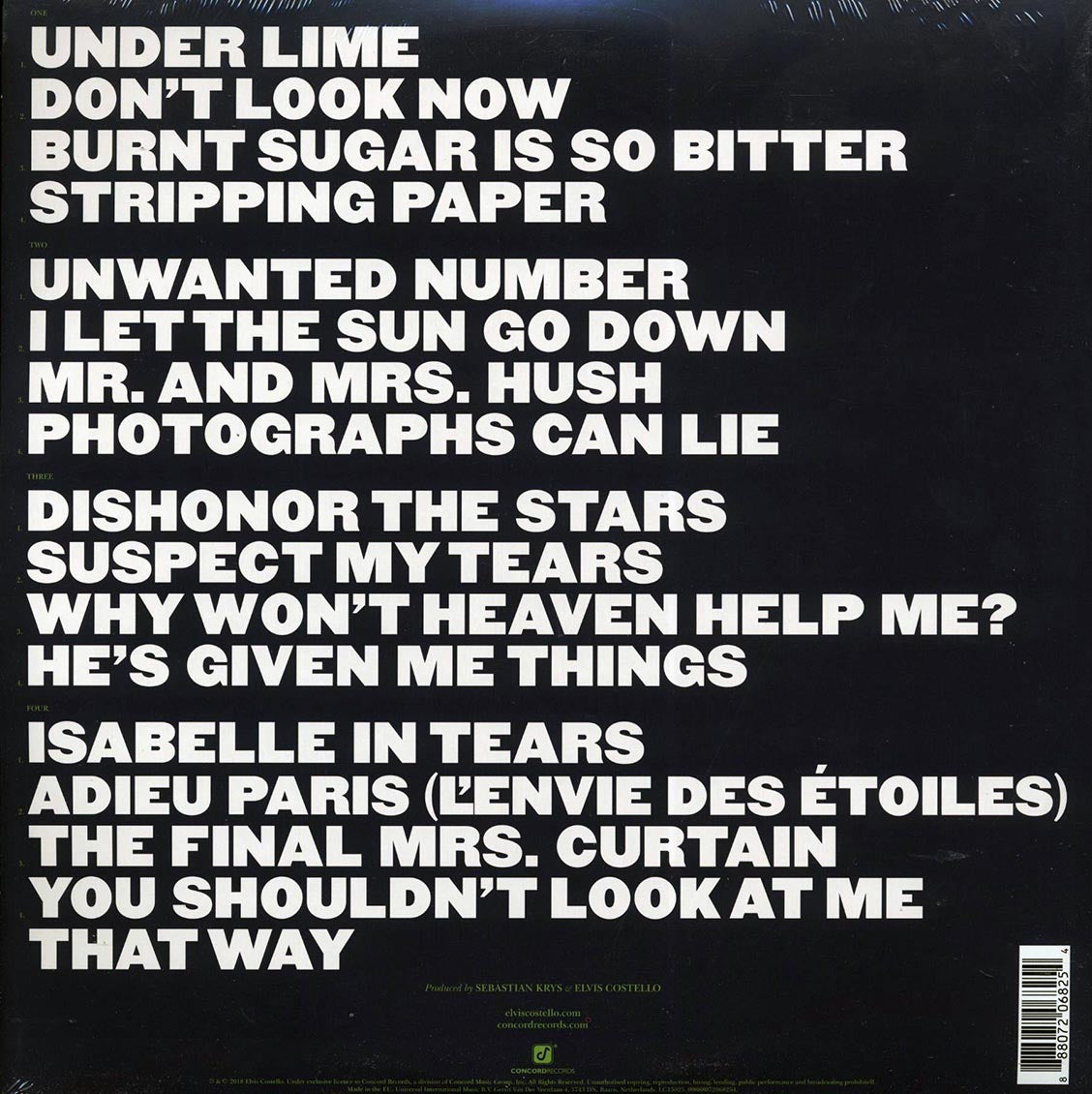 Elvis Costello & The Imposters - Look Now