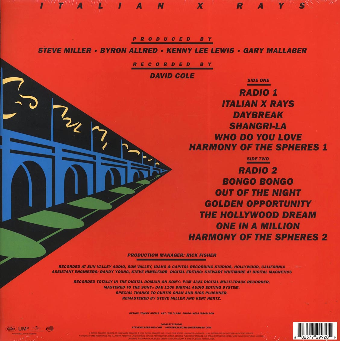 Steve Miller Band - Italian X Rays