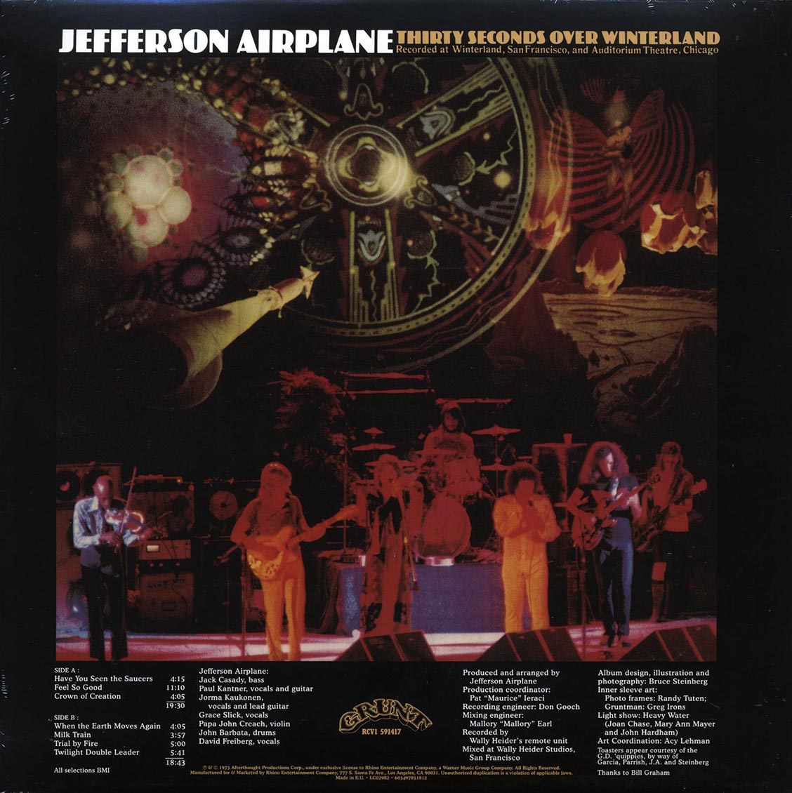Jefferson Airplane - Thirty Seconds Over Winterland