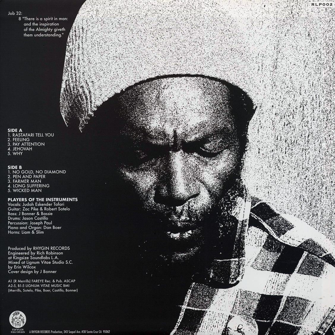 Judah Eskender Tafari - Long-Suffering