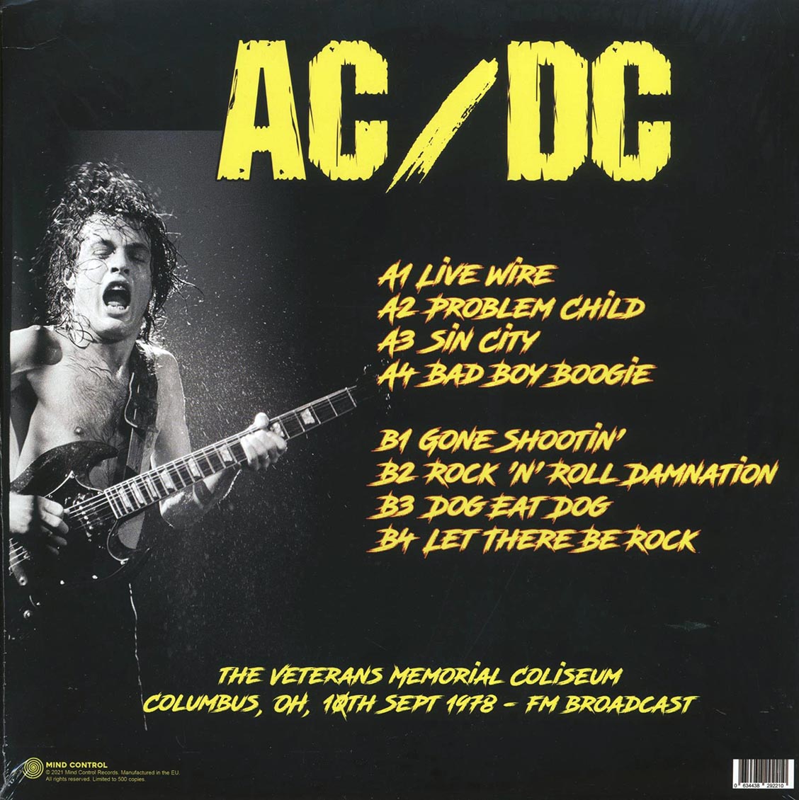 AC/DC - The Veterans Memorial Coliseum, Columbus, OH, 10th Sept 1978 FM Broadcast