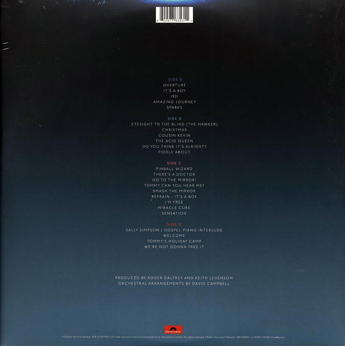 Roger Daltrey - The Who's Tommy Orchestral