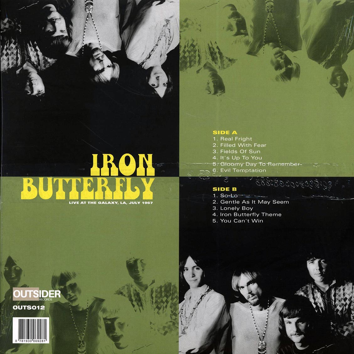 Iron Butterfly - Live At The Galaxy, LA, July 1967