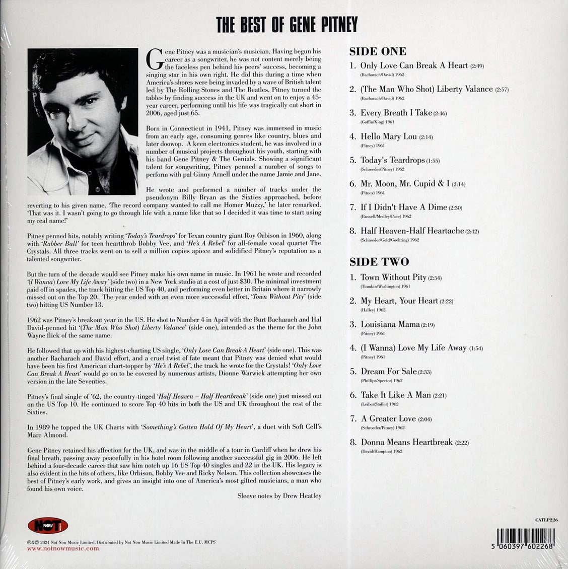Gene Pitney - The Best Of Gene Pitney