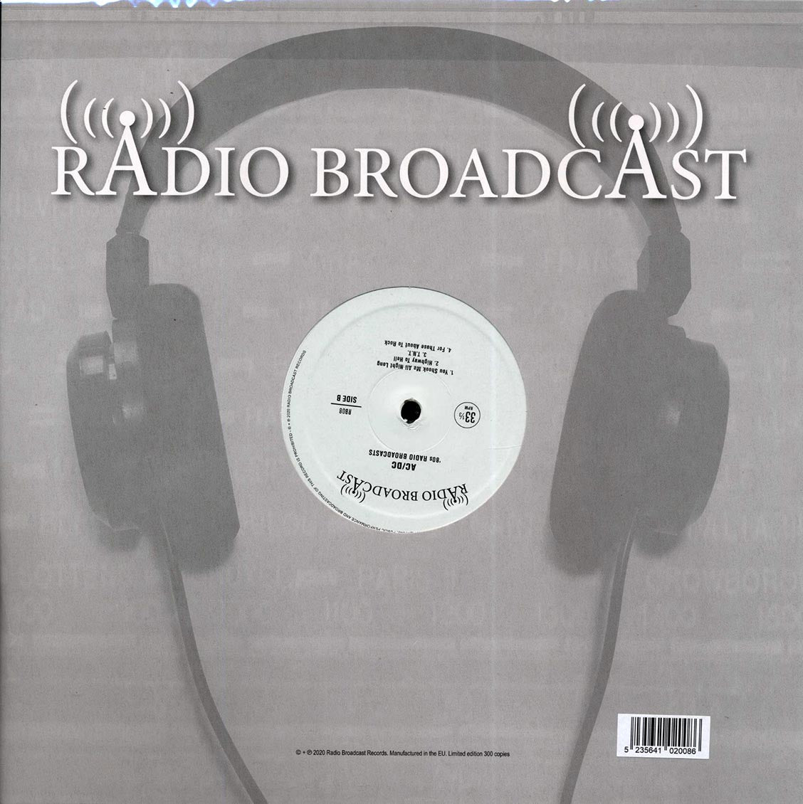 AC/DC - 80s Radio Broadcasts Limited Edition Vinyl | Radio Broadcast Records, 1988 | Soundtraxx Item No. 283001