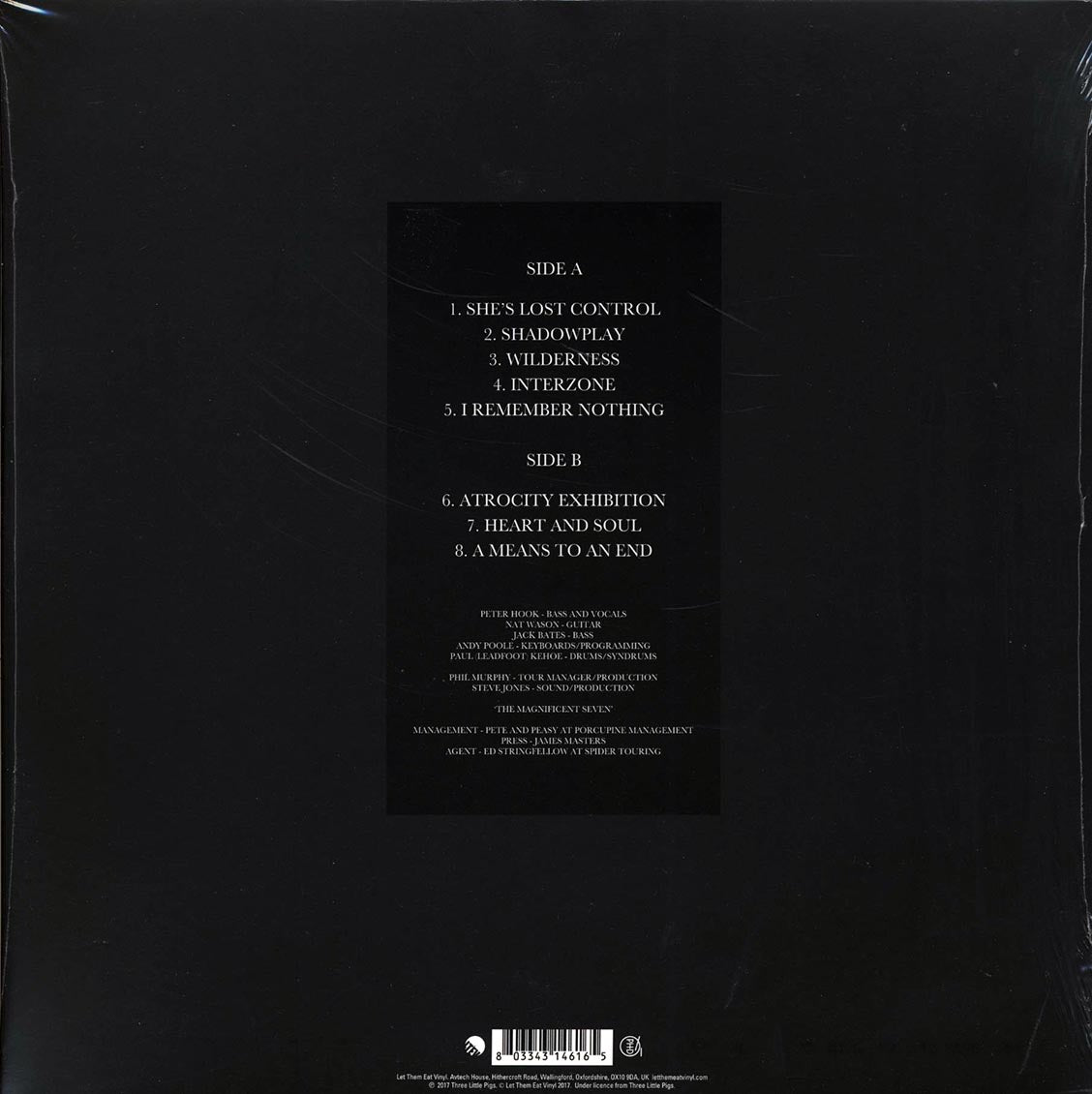 Peter Hook & The Light - Unknown Pleasures Tour 2012 Volume 2: Live In Leeds, The Cockpit, 29/11/12