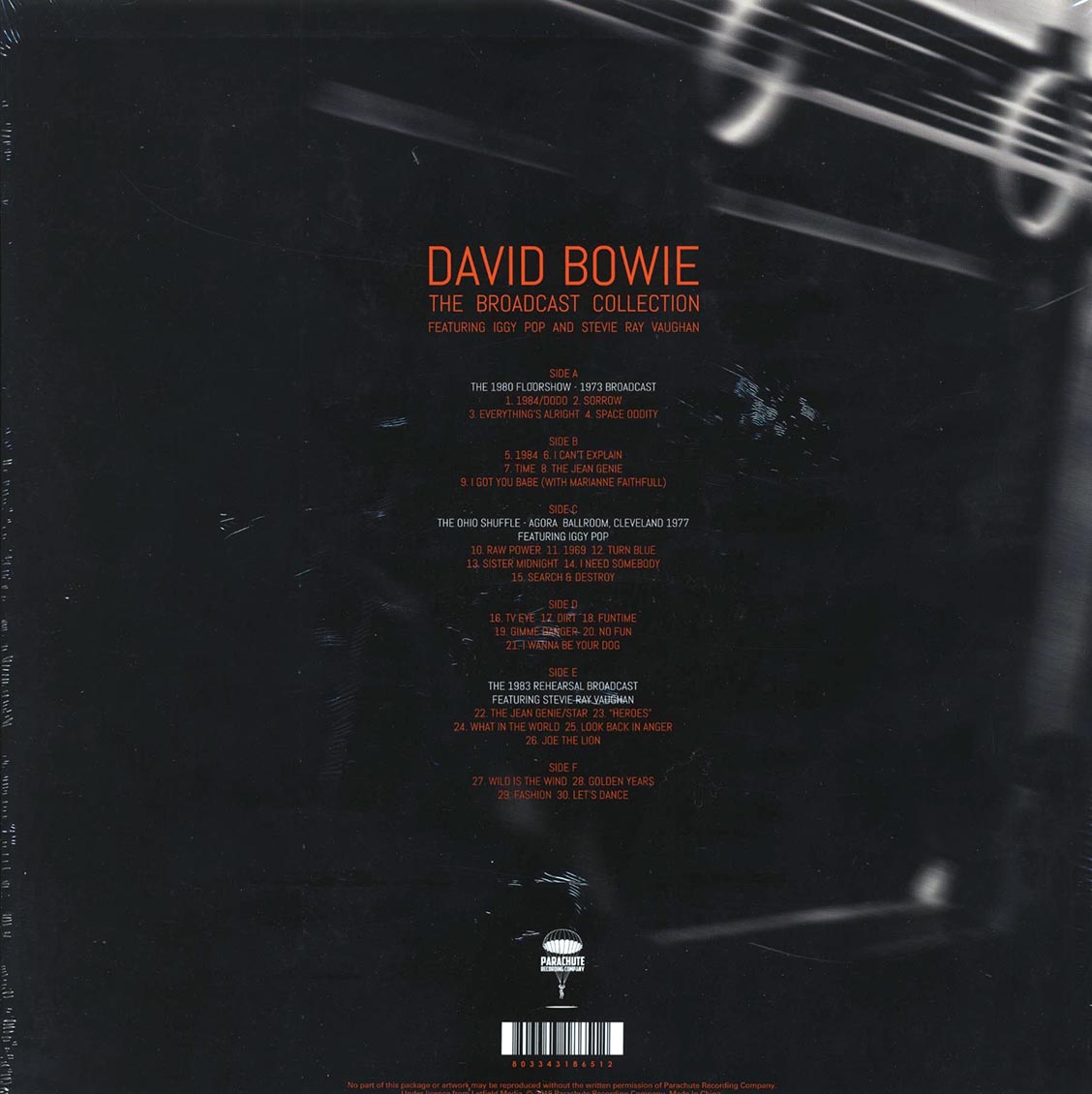 David Bowie, Iggy Pop, Stevie Ray Vaughan - The Broadcast Collection, Featuring Iggy Pop And Stevie Ray Vaughan