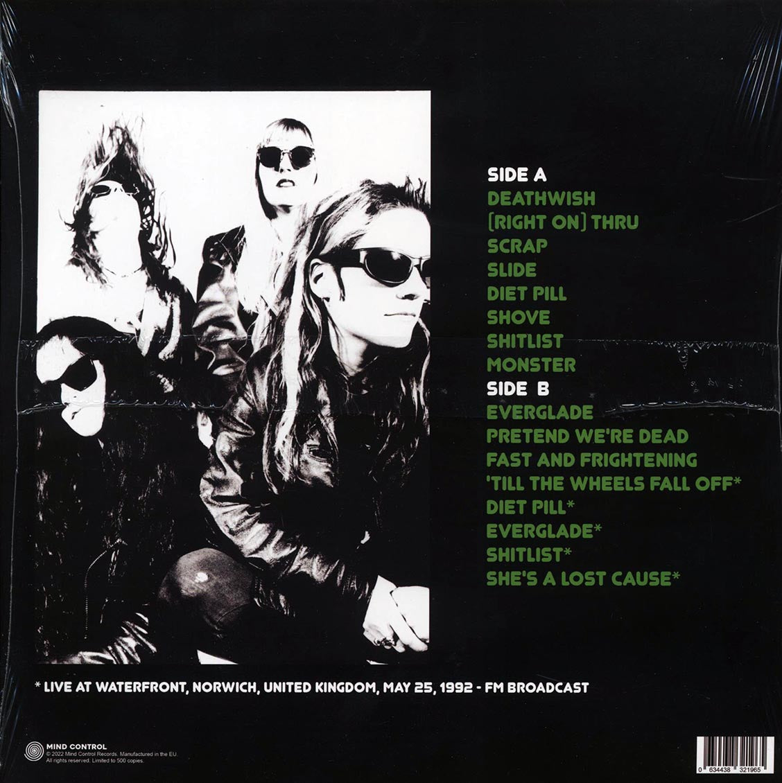 L7 - Milan, Are We Dead Yet? Live At Palatrussardi 17 Dec 1992 FM Broadcast