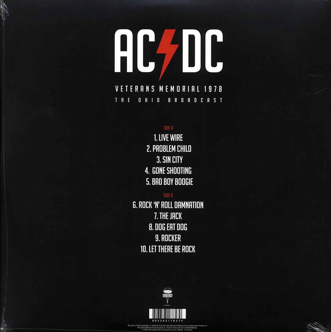 AC/DC - Veterans Memorial 1978: The Ohio Broadcast