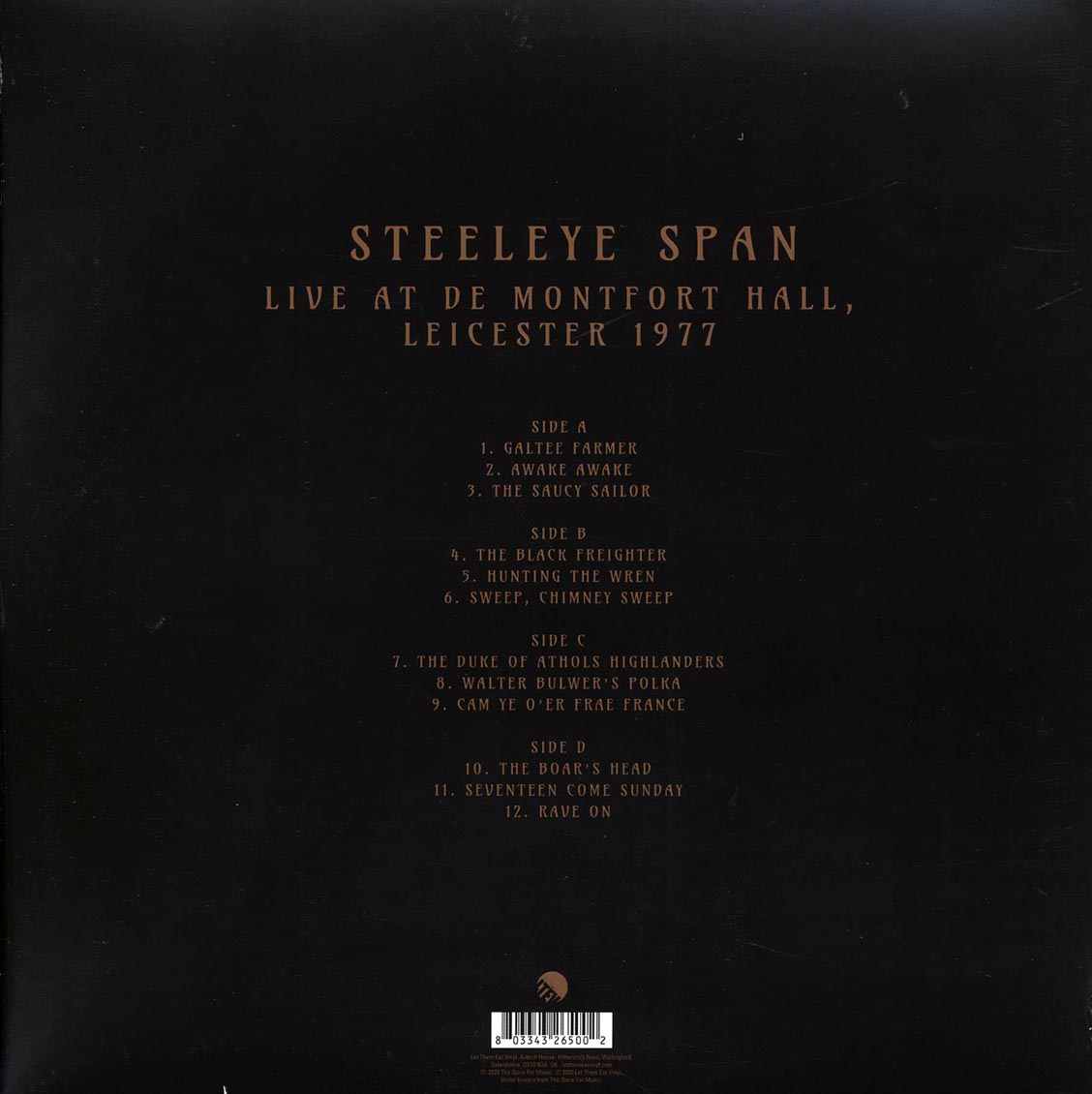 Steeleye Span - Live At The De Montfort Hall, Leicester 1977