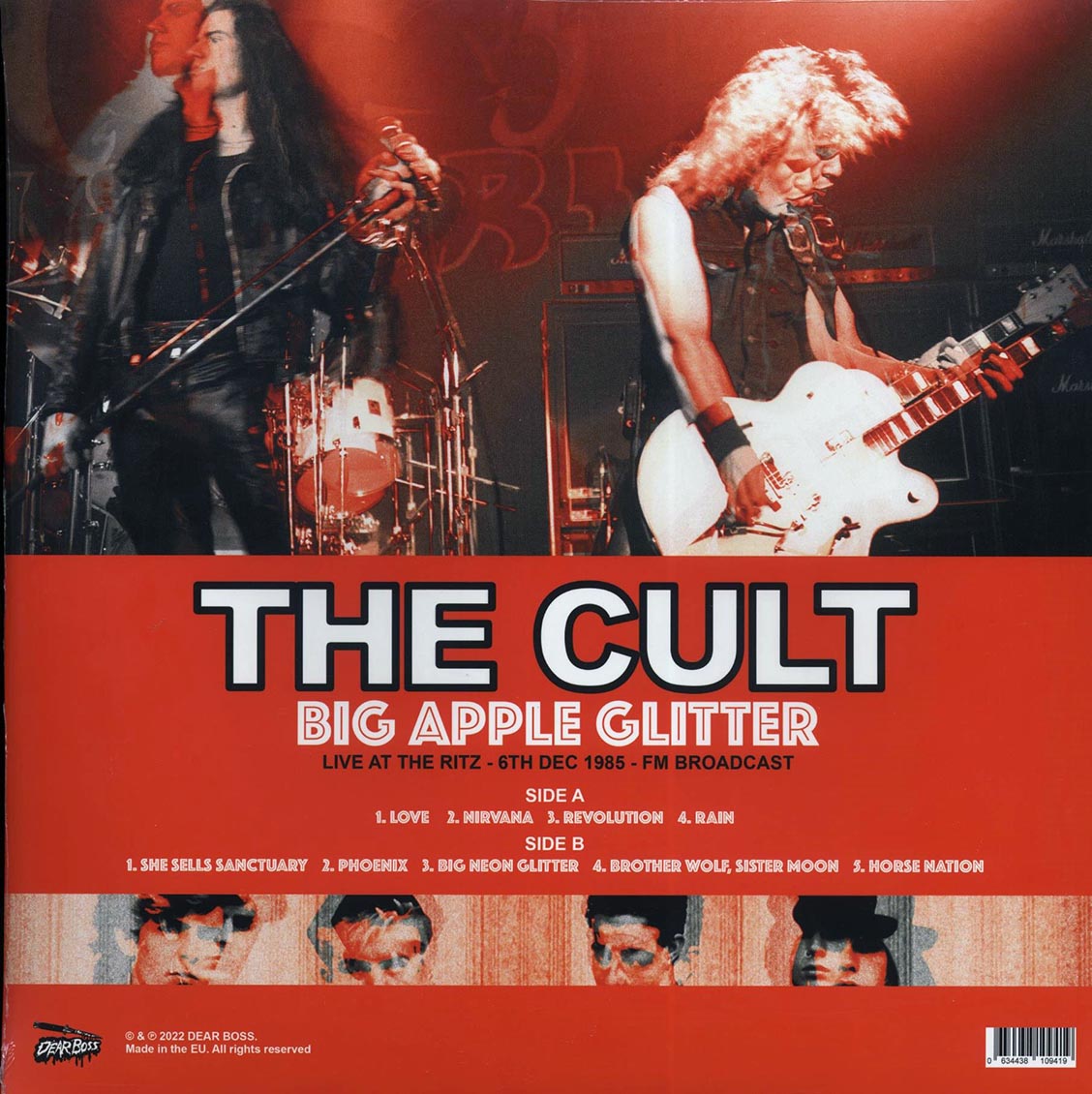 The Cult - Big Apple Glitter: Live At The Ritz, 6th December 1985