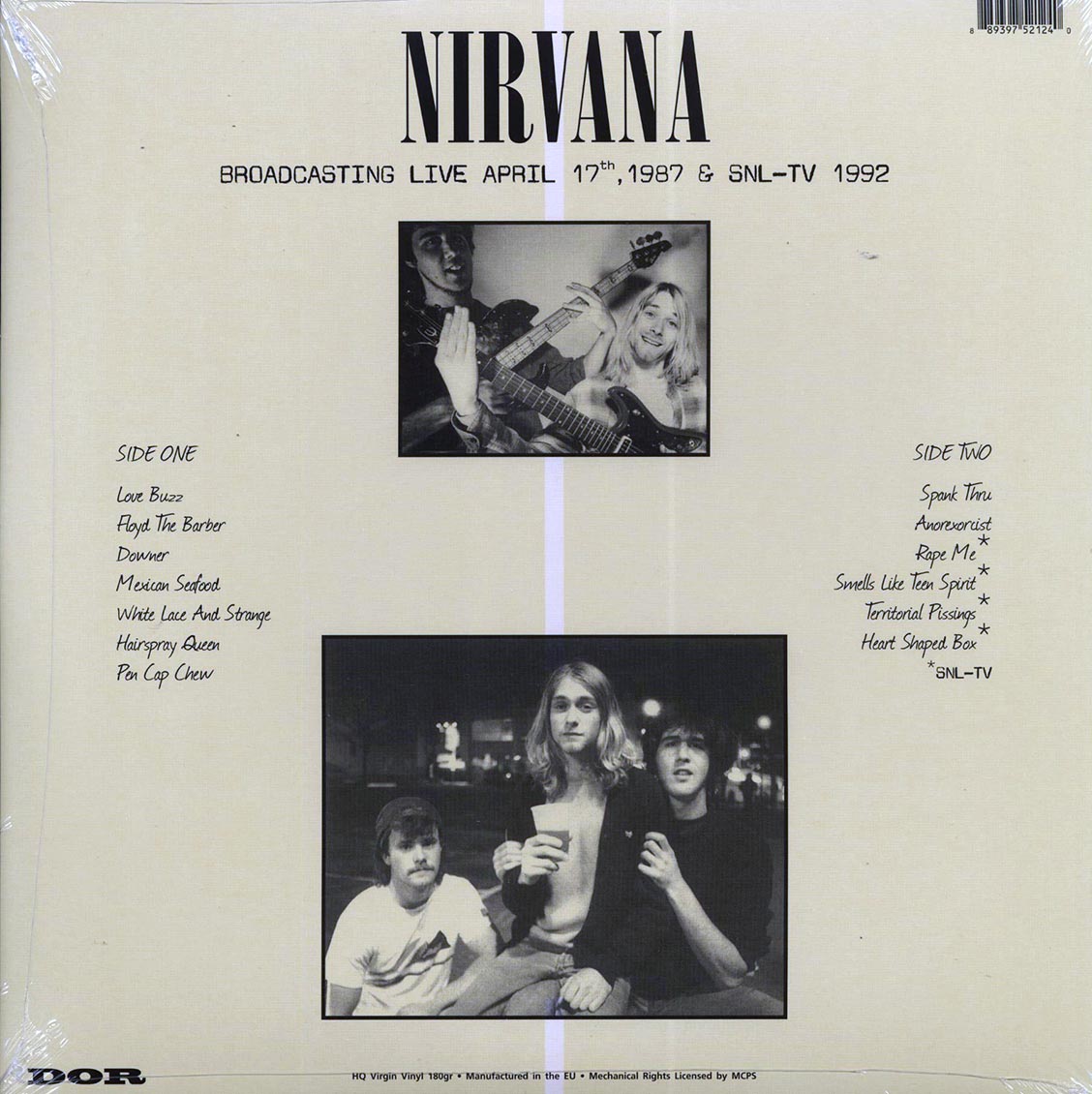 Nirvana - Broadcasting Live KAOS-FM April 17th, 1987 & SNL-TV 1992