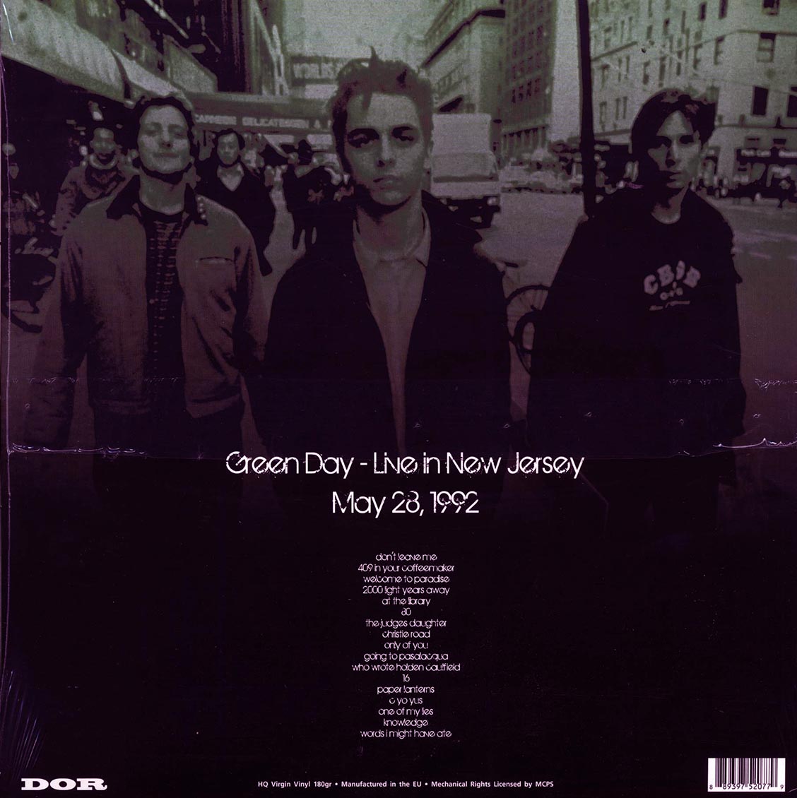 Green Day - New Jersey Live 1992