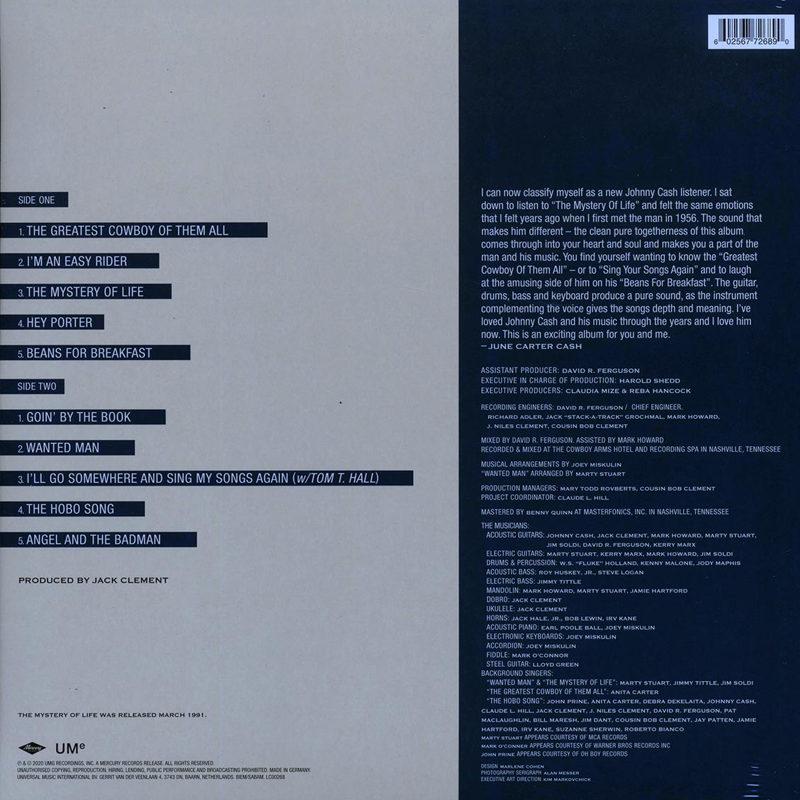 Johnny Cash - The Mystery Of Life