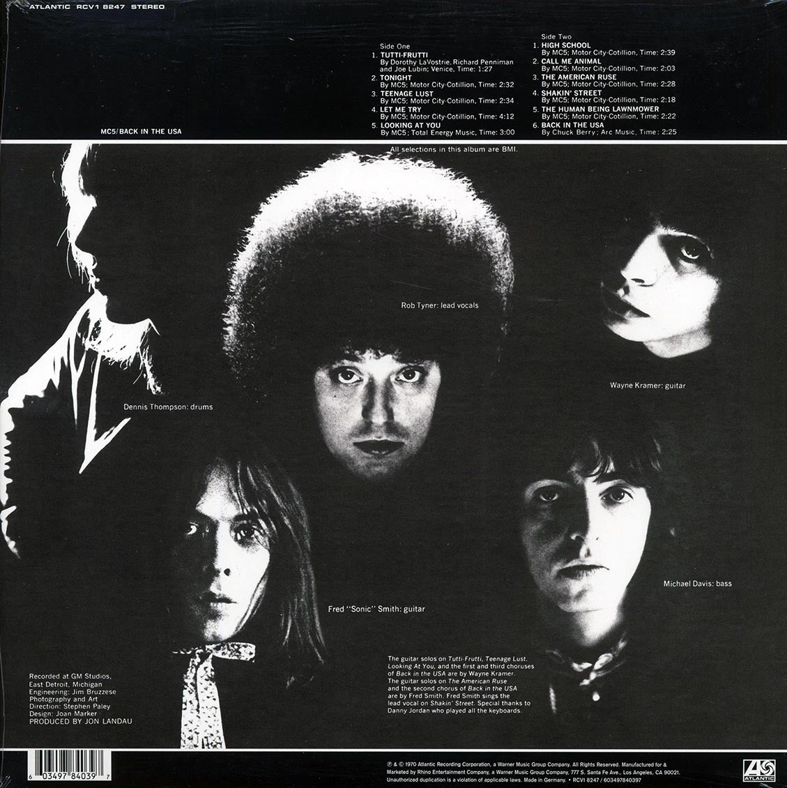 MC5 - Back In The USA