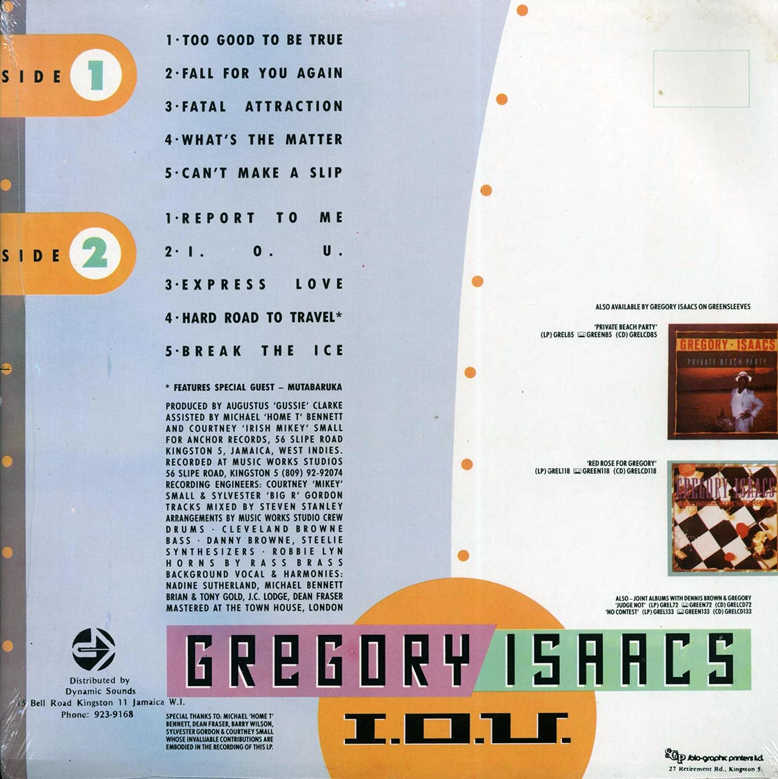 Gregory Isaacs - IOU