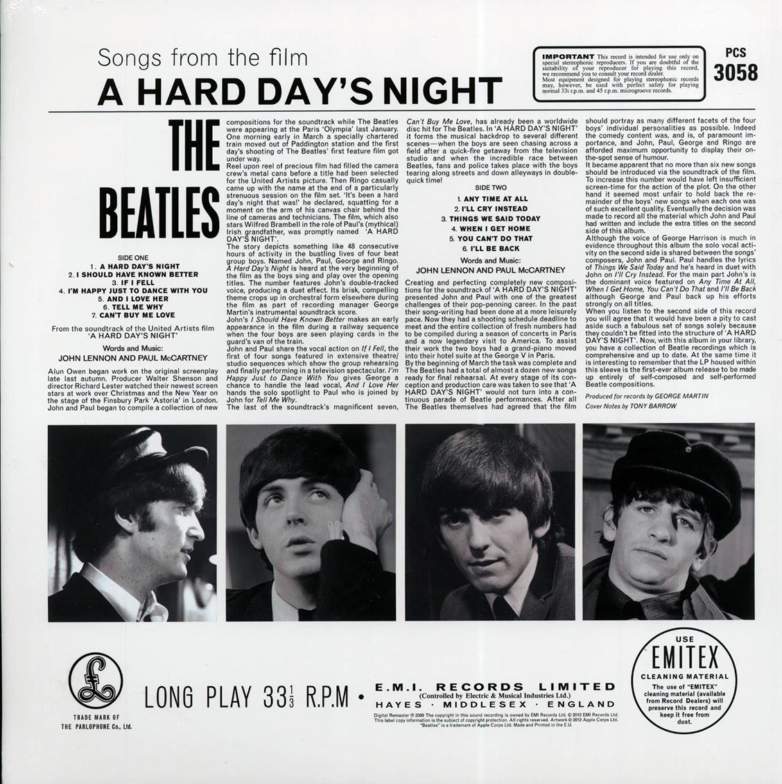 The Beatles - A Hard Day's Night