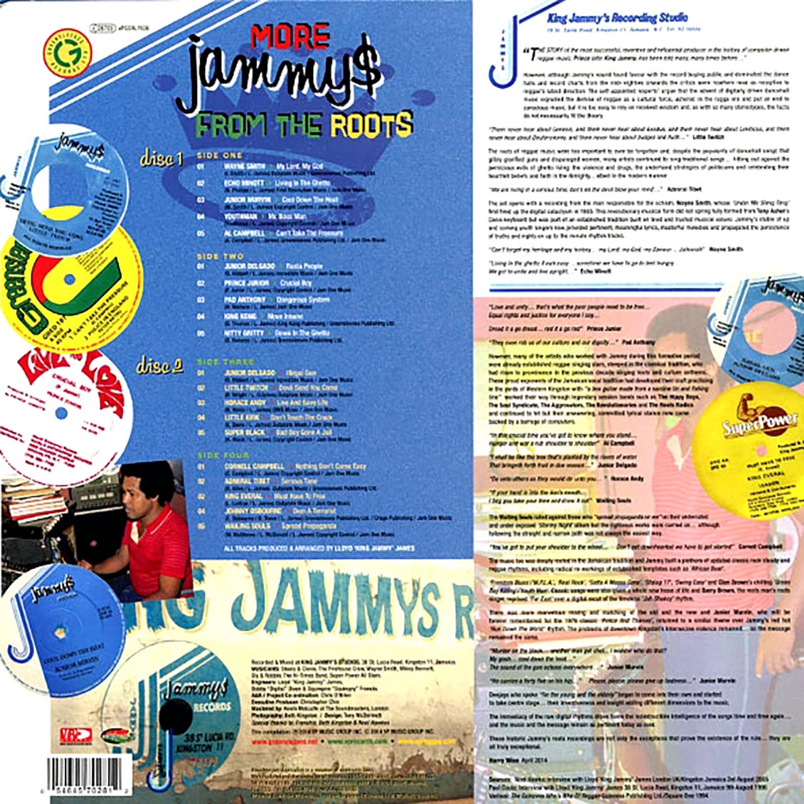 King Kong, Nitty Gritty, Wayne Smith, Johnny Osbourne, Etc. - More Jammys From The Roots