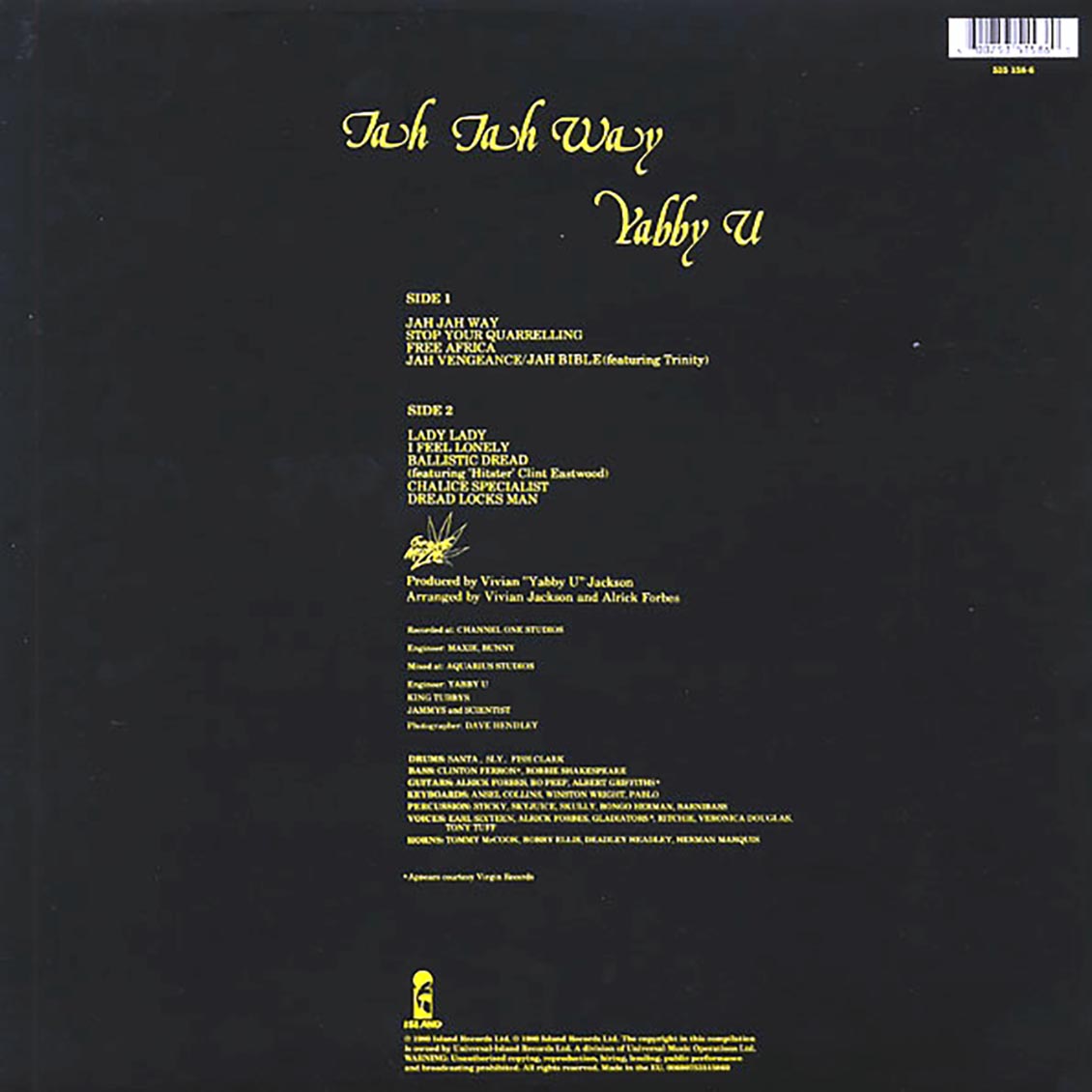 Yabby You - Jah Jah Way