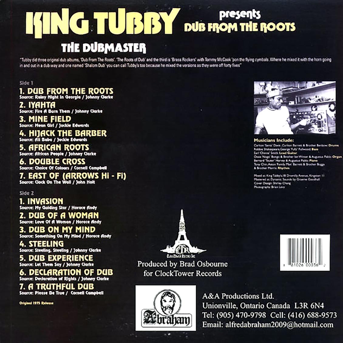 King Tubby - Dub From The Roots