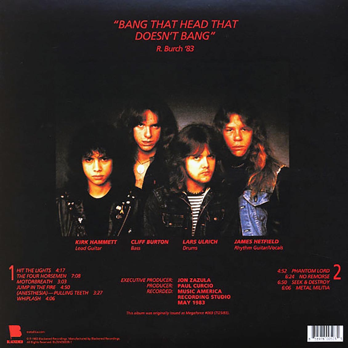 Metallica - Kill 'Em All