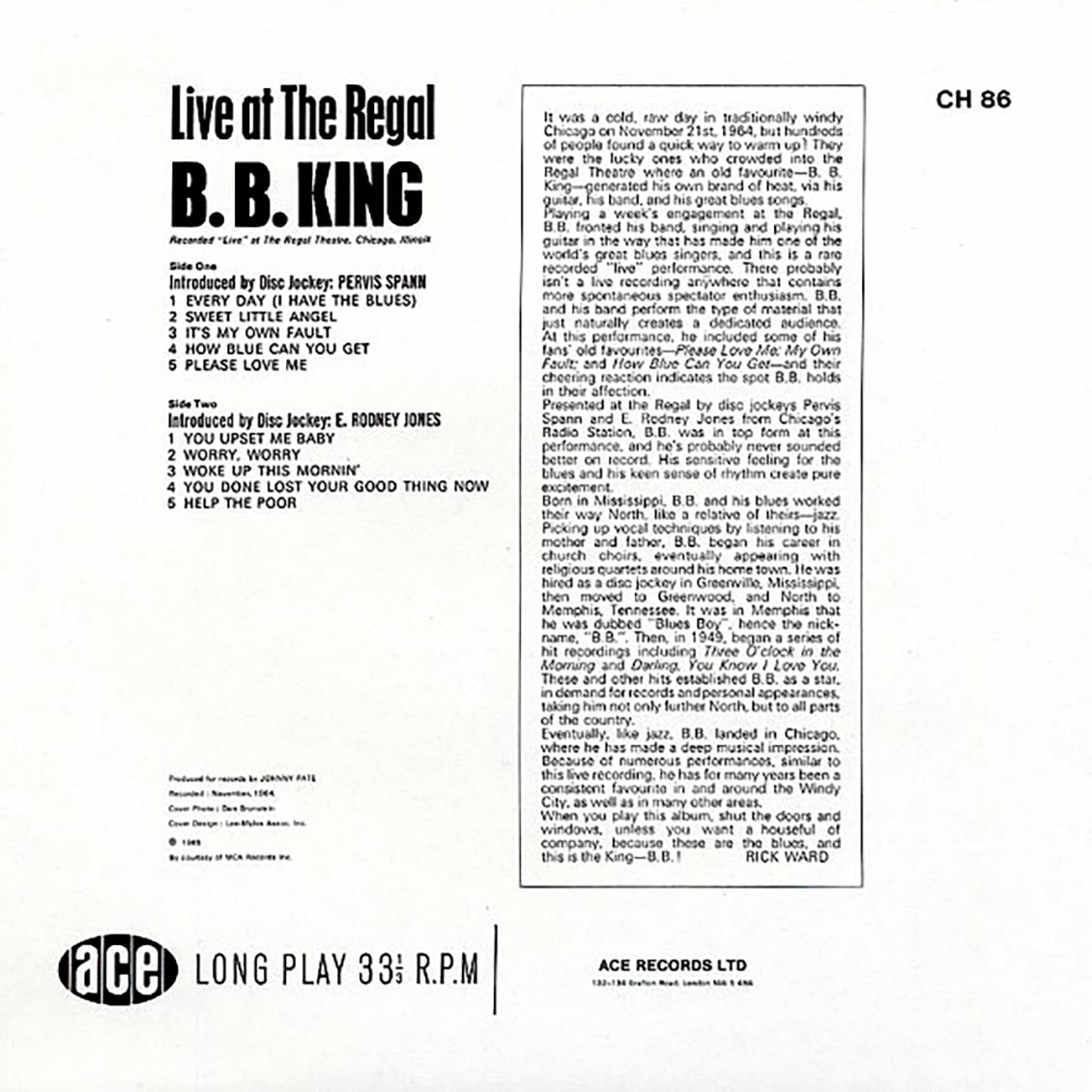 BB King - Live At The Regal