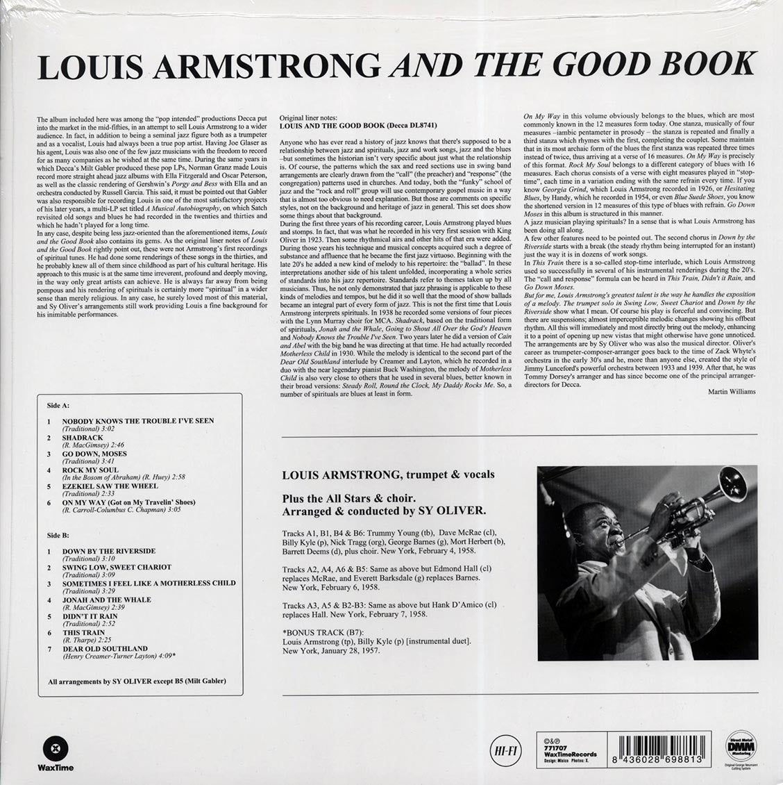 Louis Armstrong & His All-Stars, The Sy Oliver Choir - Louis And The Good Book