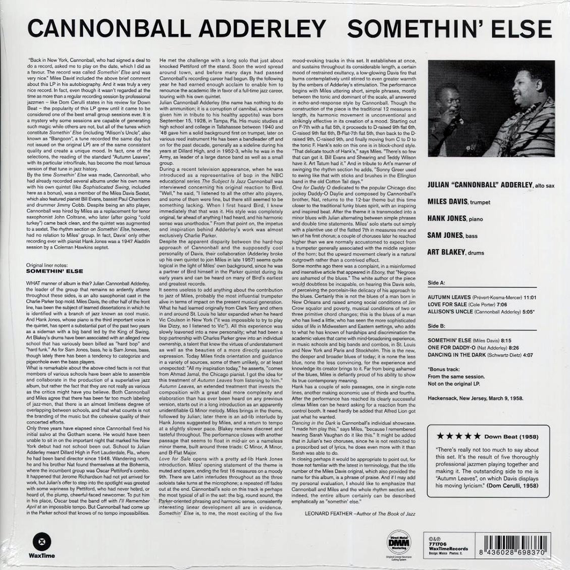 Cannonball Adderley - Somethin' Else