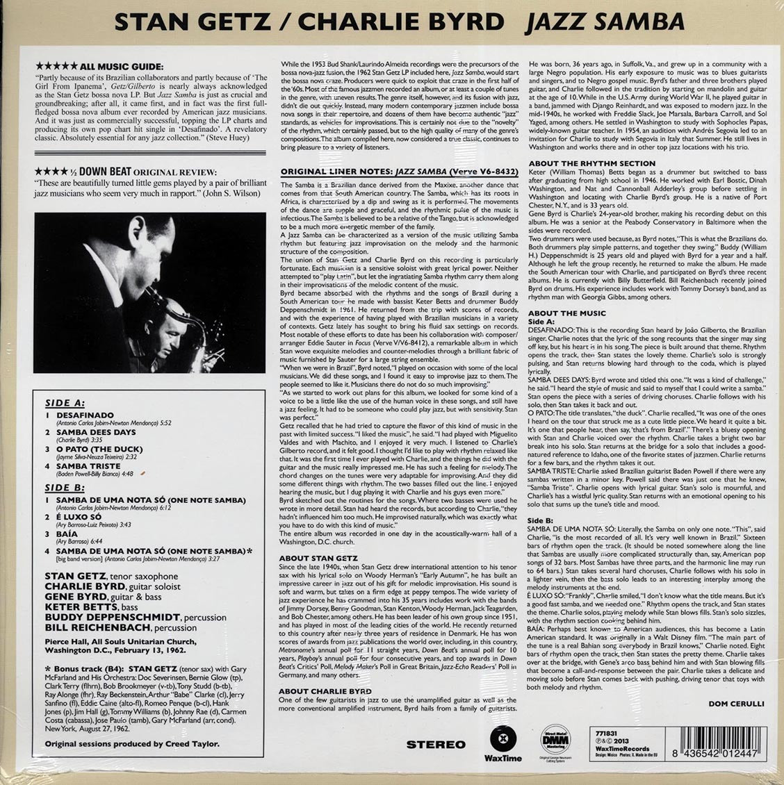 Stan Getz, Charlie Byrd - Jazz Samba