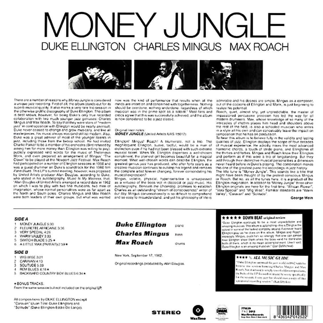 Duke Ellington, Charles Mingus, Max Roach - Money Jungle