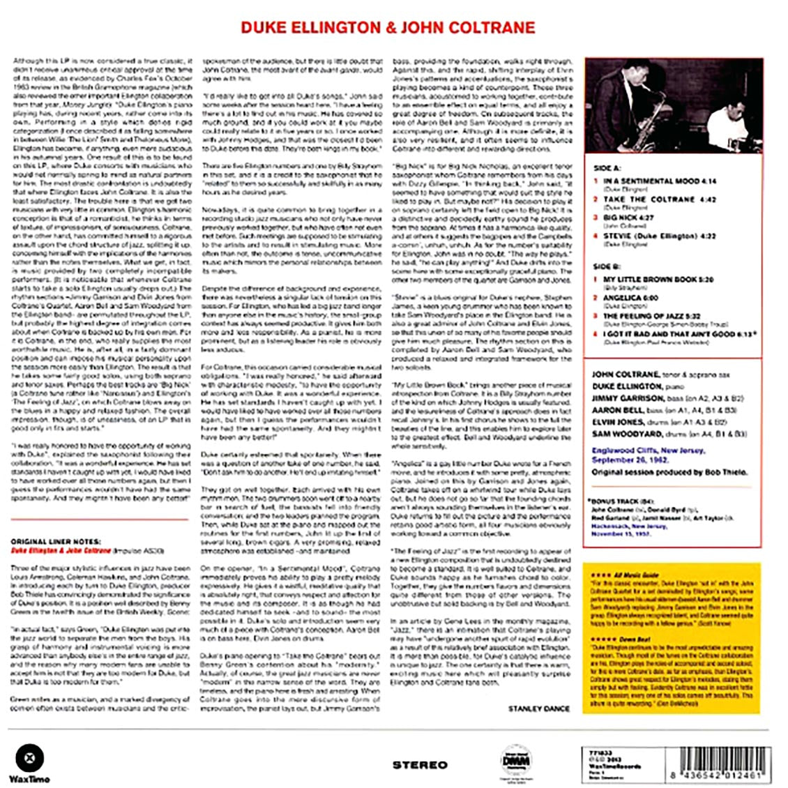 Duke Ellington, John Coltrane - Duke Ellington & John Coltrane