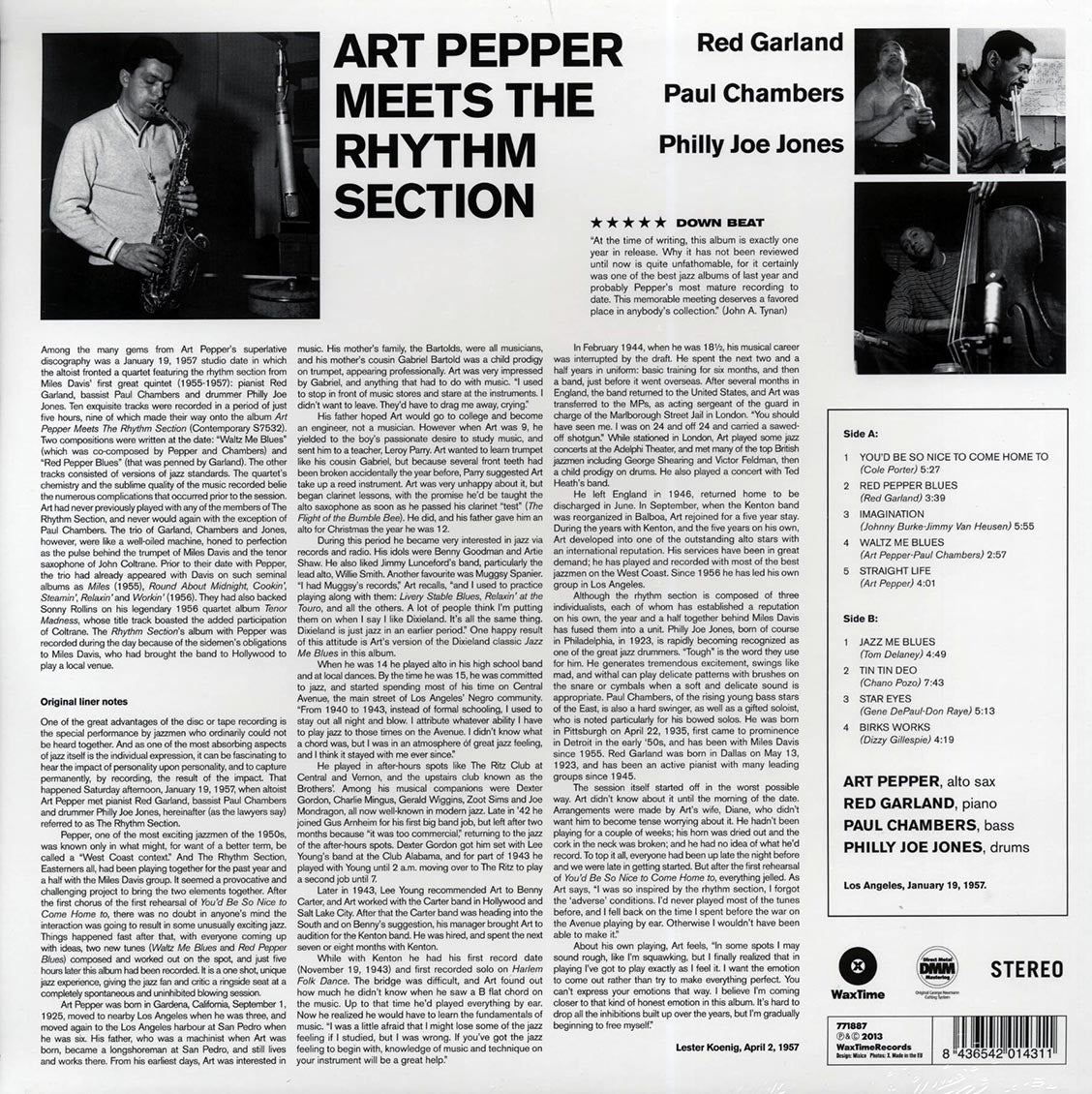 Art Pepper - Art Pepper Meets The Rhythm Section