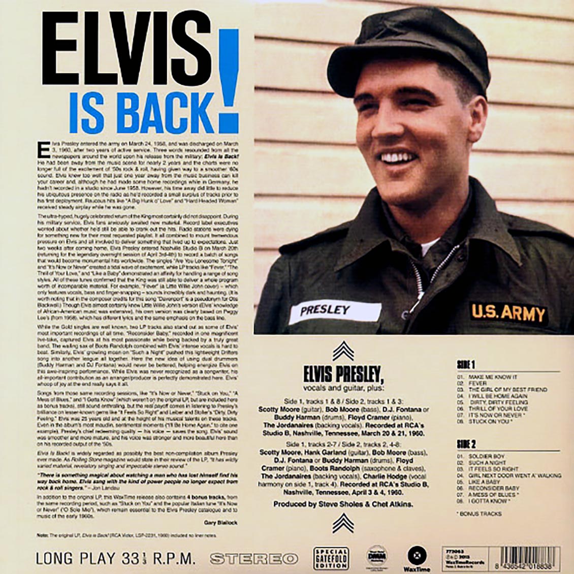Elvis Presley - Elvis Is Back!