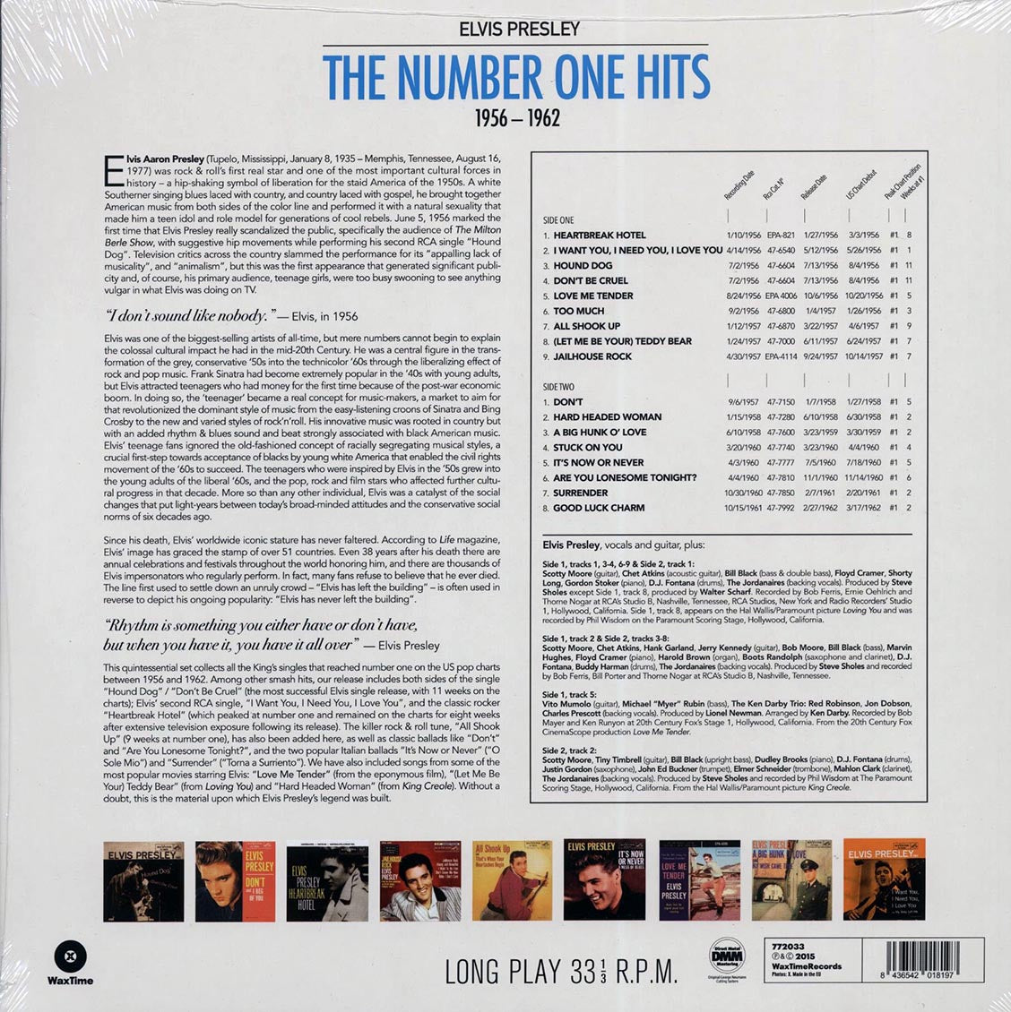 Elvis Presley - The Number One Hits 1956-1962