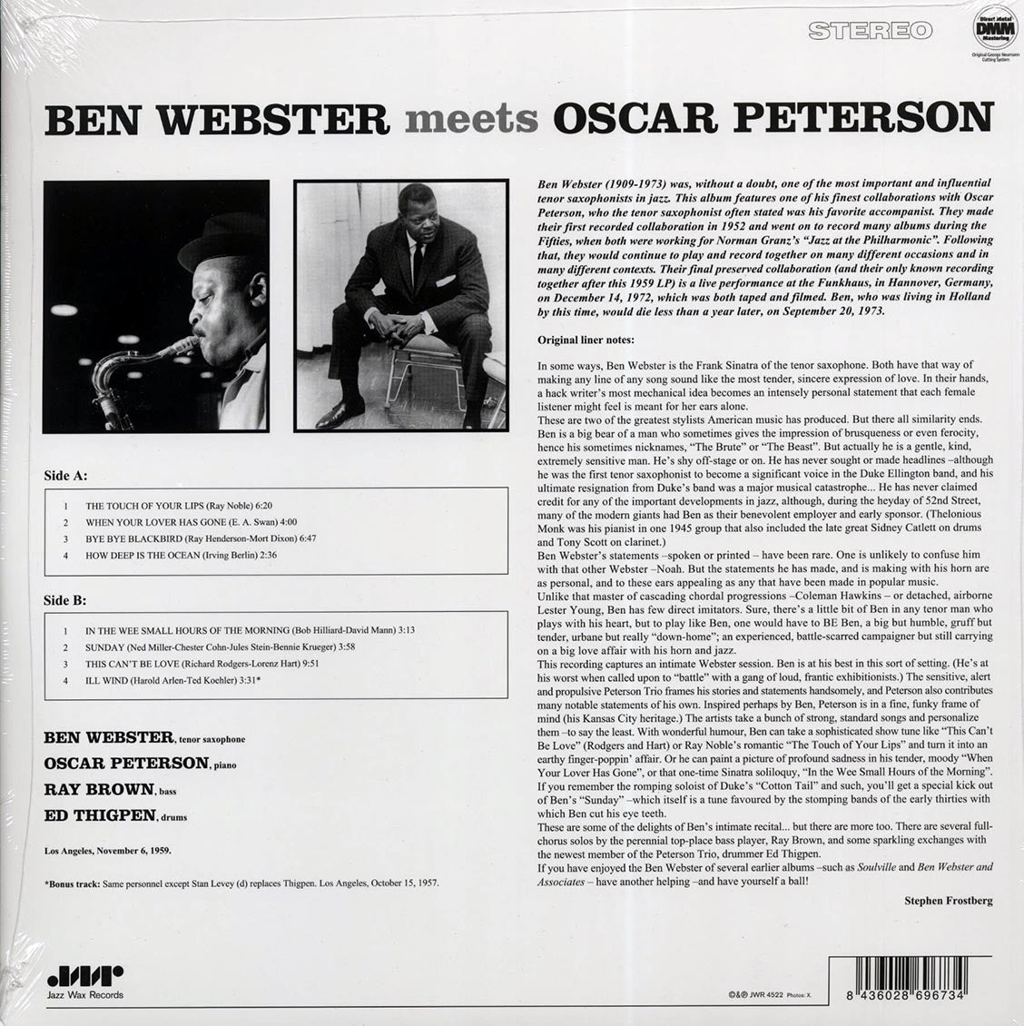 Ben Webster, Oscar Peterson - Ben Webster Meets Oscar Peterson