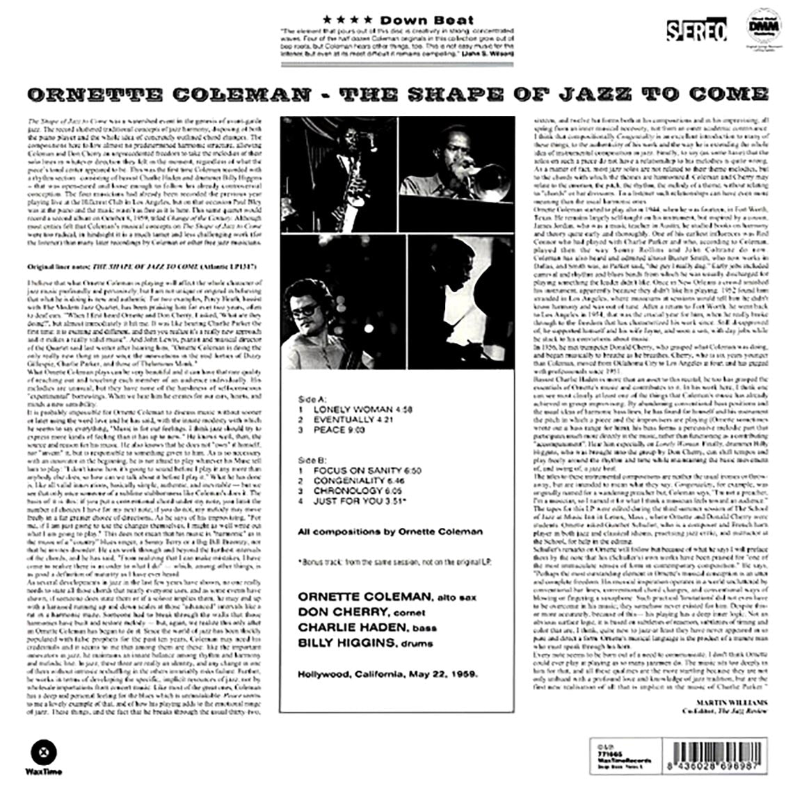 Ornette Coleman - The Shape Of Jazz To Come