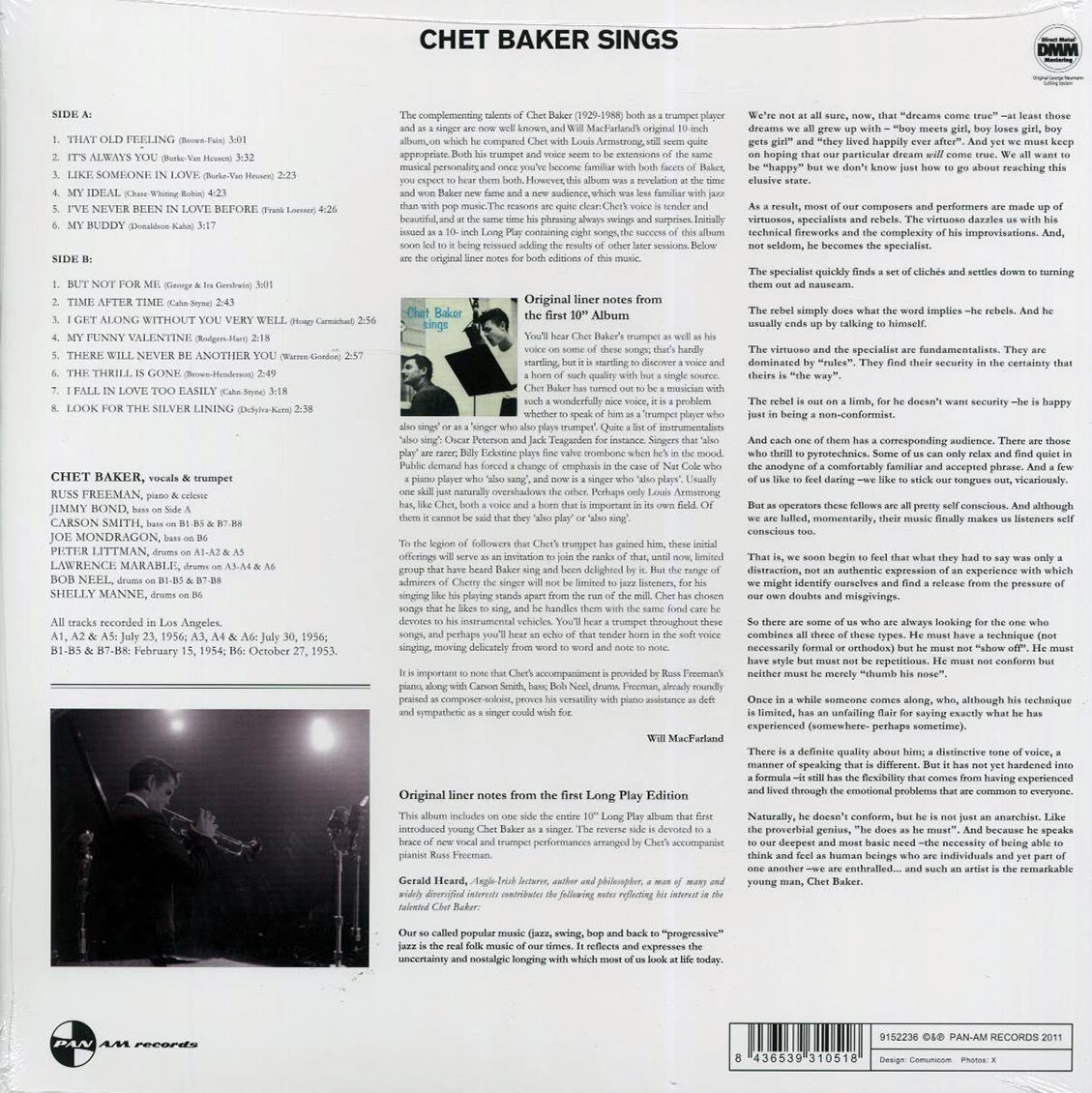 Chet Baker - Sings