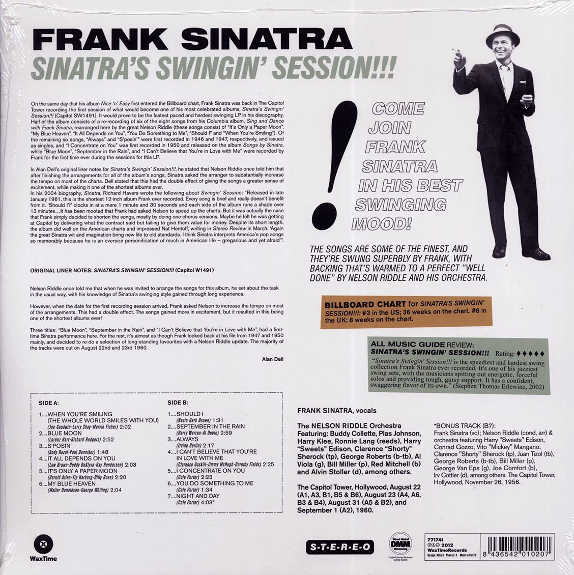Frank Sinatra - Sinatra's Swingin' Session!!!