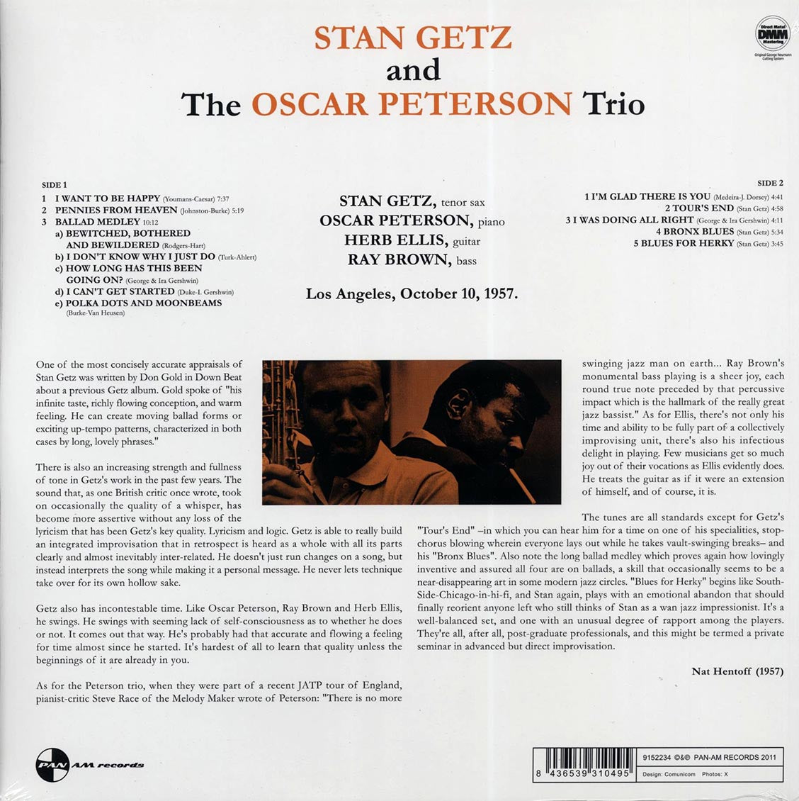 Stan Getz & Oscar Peterson Trio - Stan Getz & Oscar Peterson Trio