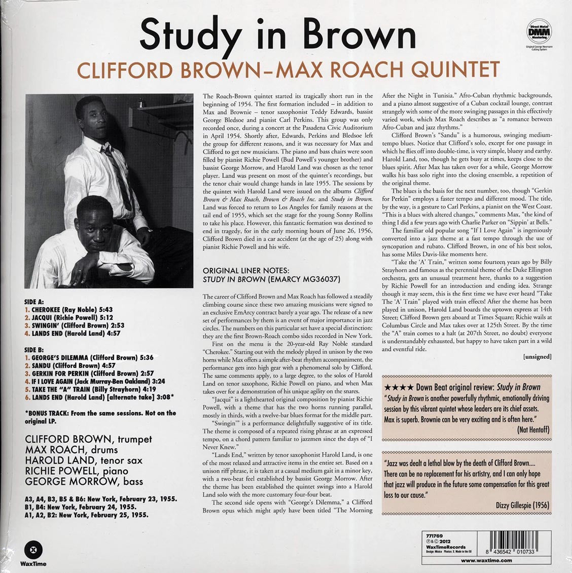 Clifford Brown, Max Roach - Study In Brown