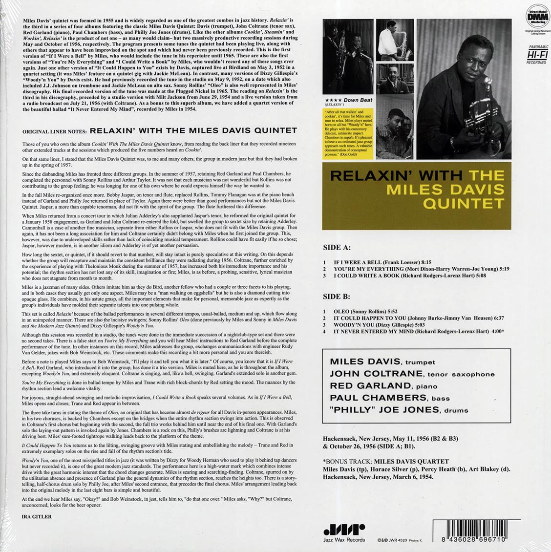 Miles Davis Quintet - Relaxin' With Miles Davis Quintet