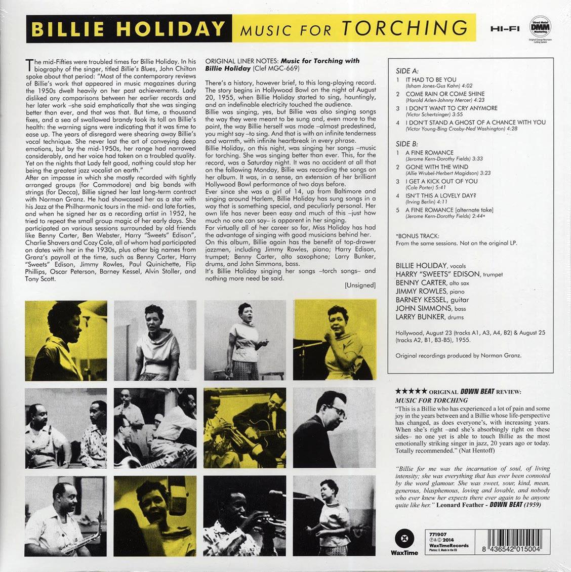 Billie Holiday - Music For Torching