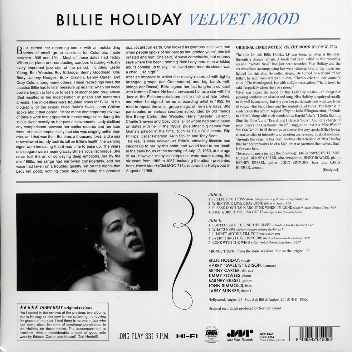 Billie Holiday - Velvet Mood