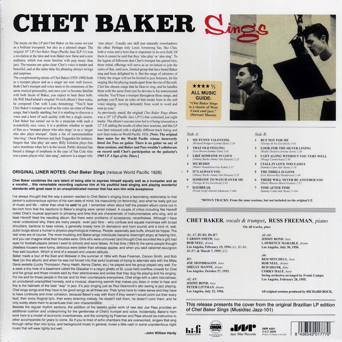 Chet Baker - Sings