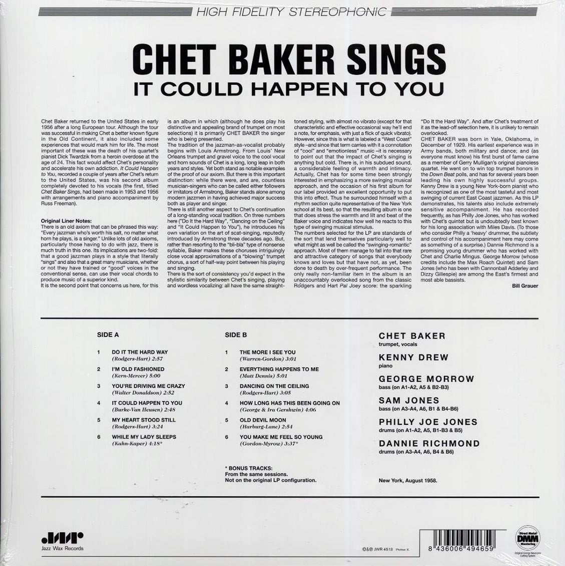 Chet Baker - Sings It Could Happen To You