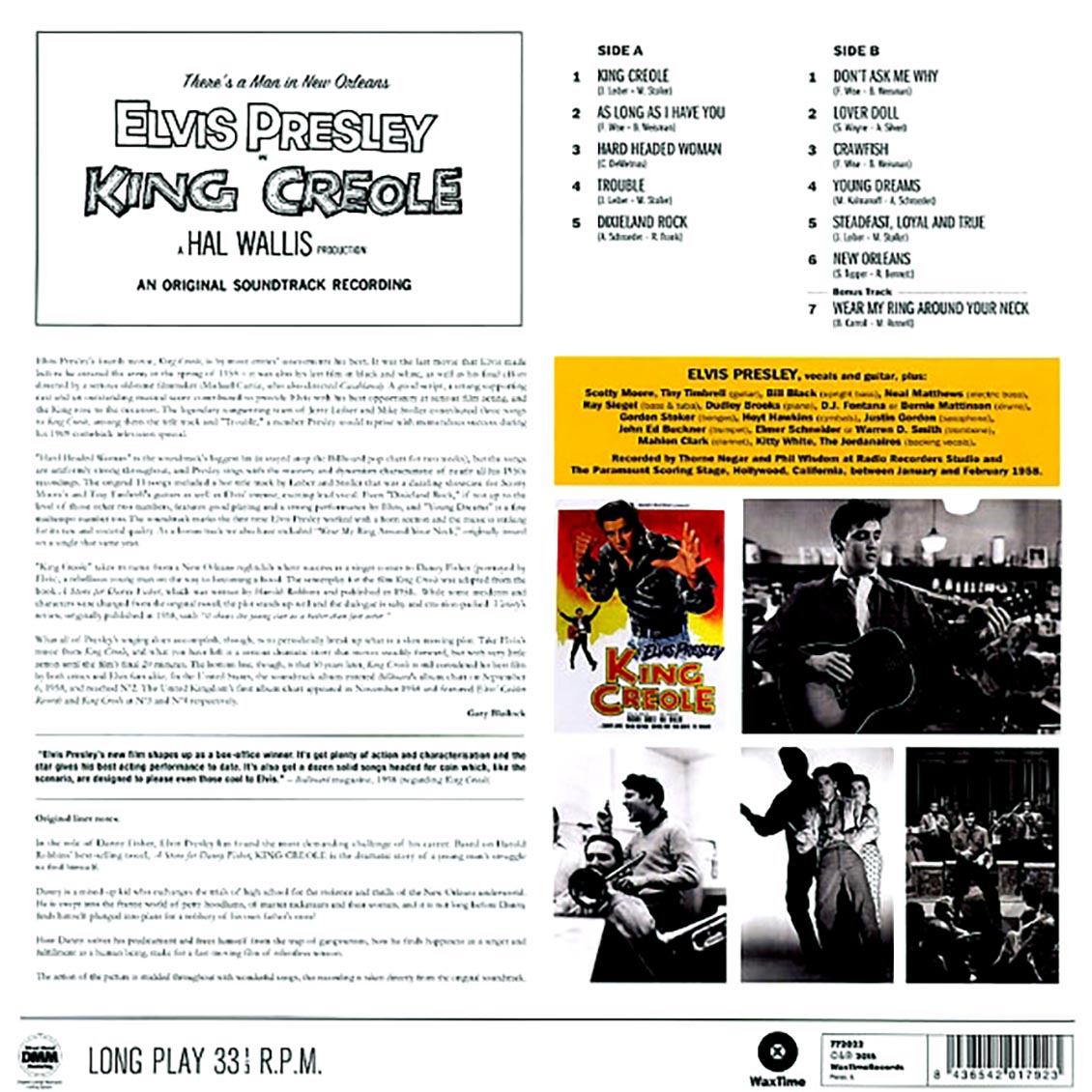 Elvis Presley - King Creole: An Original Soundtrack Recording
